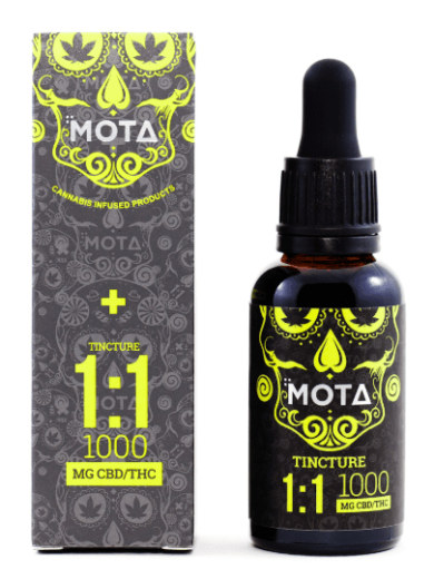 1:1 Tincture – 500mg THC, 500mg CBD