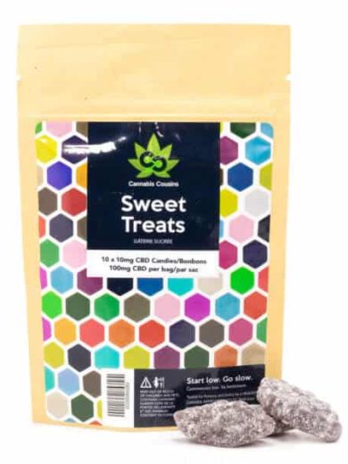 100mg CBD Grape Candy (Cannabis Cousins)