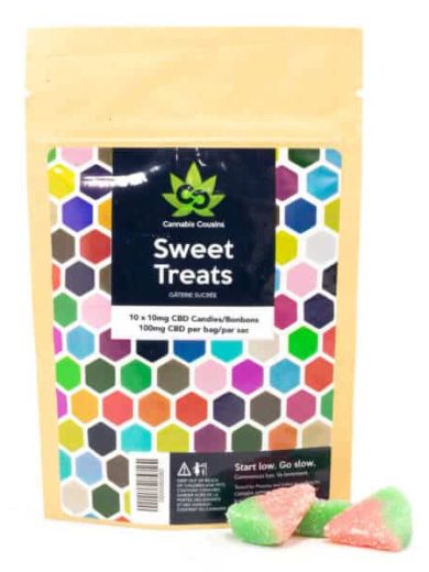 100mg CBD Watermelon Candy (Cannabis Cousins)
