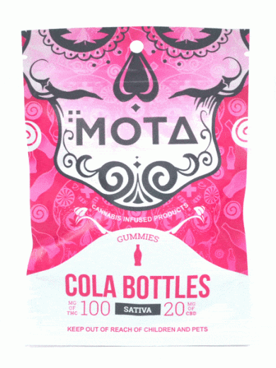 120mg Sativa Cola Bottles – 100mg THC / 20mg CBD (Mota)