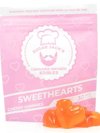 150mg Cherry Sweethearts (Sugar Jack’s)