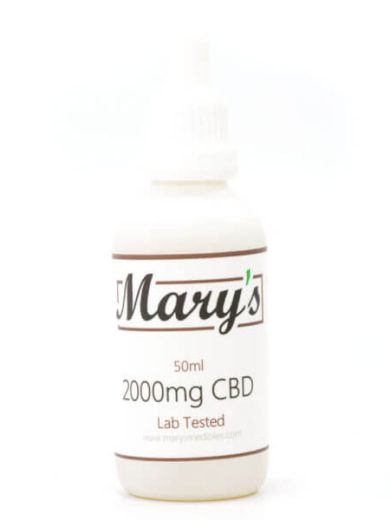 2000mg CBD Tincture (Mary’s Edibles)