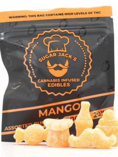 200mg THC Assorted Mango Gummies (Sugar Jack’s)