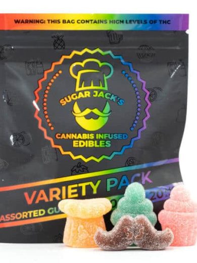 200mg THC Variety Pack Gummies (Sugar Jack’s)