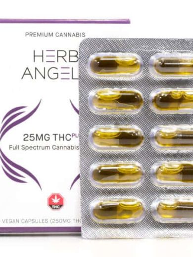 250mg THC Plus Capsules (Herb Angels)