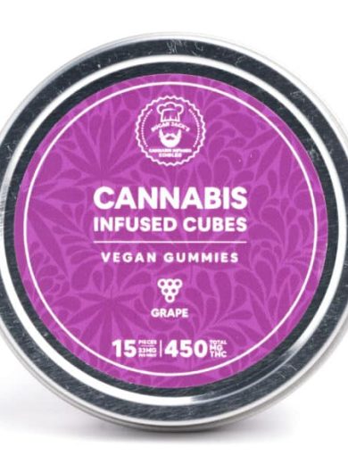 450mg THC Vegan Grape Gummies (Sugar Jack’s)