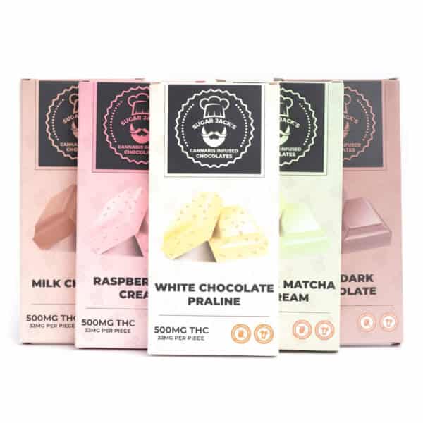 500mg THC Chocolate Bars (Sugar Jacks)