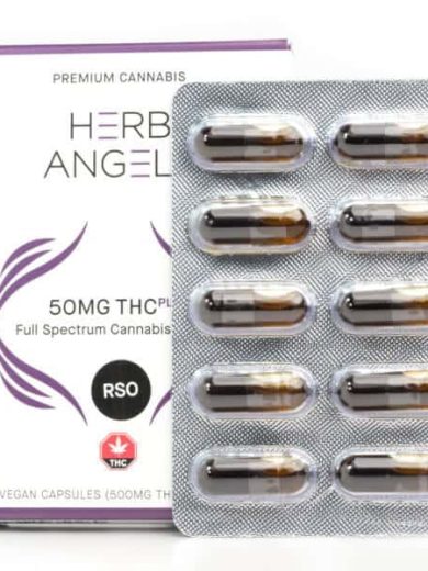 500mg THC Plus Capsules (Herb Angels)