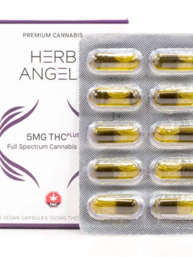 50mg THC Plus Capsules (Herb Angels)
