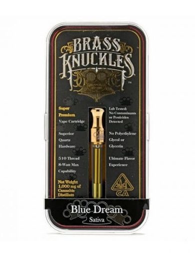 Blue Dream Brass Knuckles Vape Cartridge