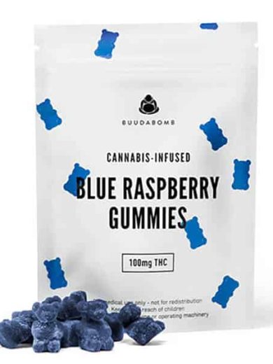 Blue Raspberry Vegan Gummies (BuudaBomb)