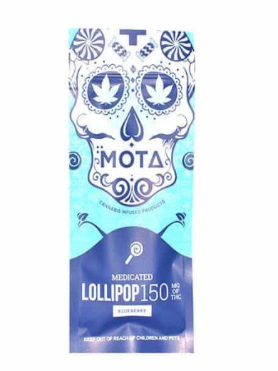 Blueberry Lollipop 150mg THC (Mota)