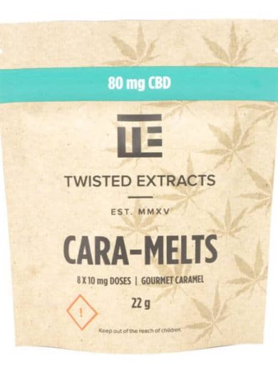 CBD 80mg Cara-Melts (Twisted Extracts)