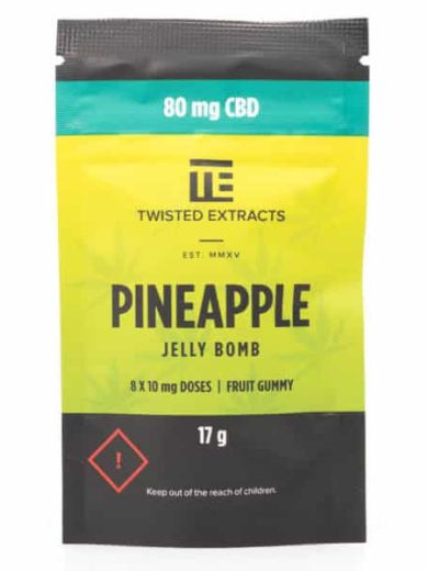CBD Pineapple Jelly Bomb (Twisted Extracts)