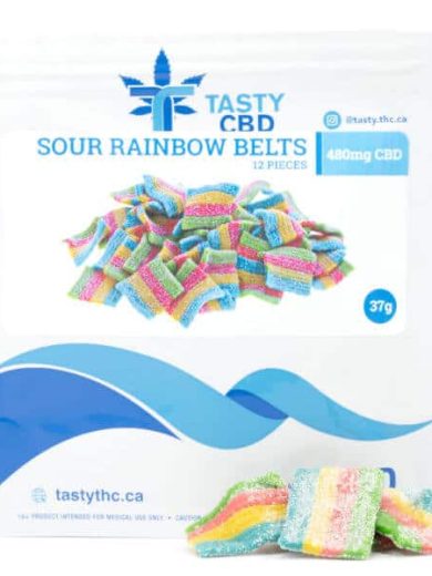 CBD Sour Rainbow Belts (Tasty CBD)