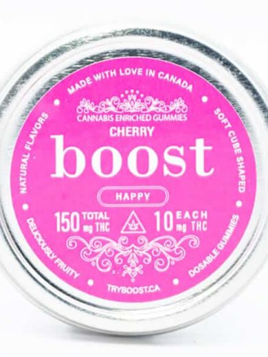 Cherry 150mg THC Cubes (Boost Edibles)