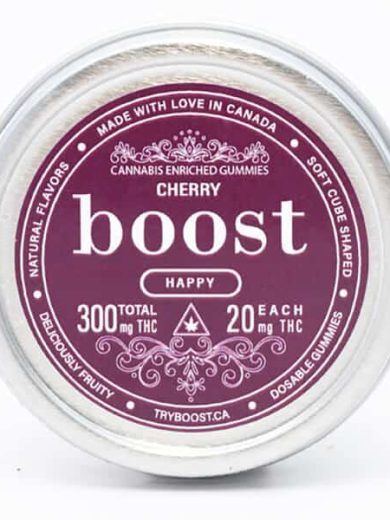 Cherry 300mg THC Cubes (Boost Edibles)