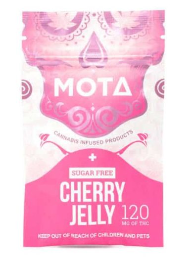 Cherry Sugar Free Jelly 120mg THC (Mota)
