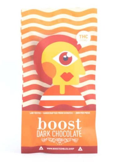 Dark Chocolate 200mg THC Bar (Boost Edibles)