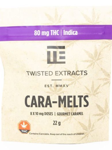 Indica 80mg Cara-Melts (Twisted Extracts)
