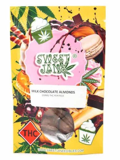 Milk Chocolate Almonds 150mg THC (Sweet Jane)