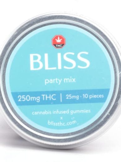 Party Mix 250mg THC (Bliss Edibles)
