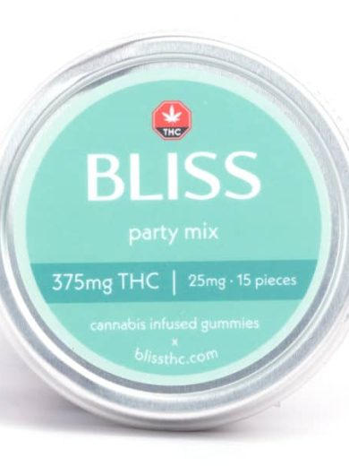 Party Mix 375mg THC (Bliss Edibles)