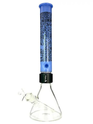 Prism Halo Blueberry Pretty Done Beaker Single Stack Bong