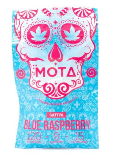 Sativa Medicated Blue Raspberry Jelly 120mg THC (Mota)