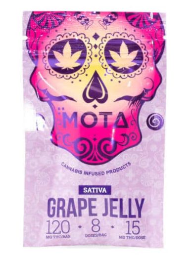 Sativa Medicated Grape Jelly 120mg THC (Mota)