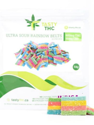 Ultra Sour Rainbow Belts (Tasty THC)
